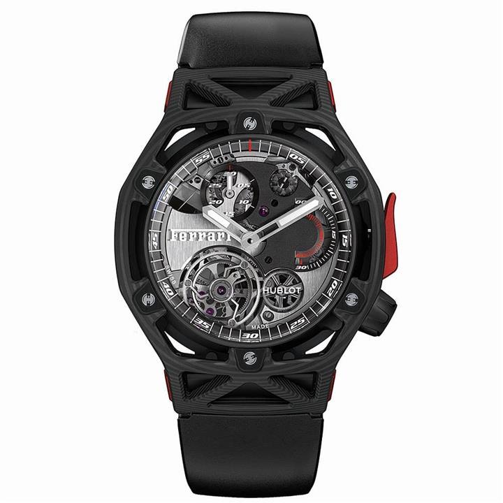 ساعت مچی مردانه هابلوت فراری مدل Hublot Ferrari Tourbillon